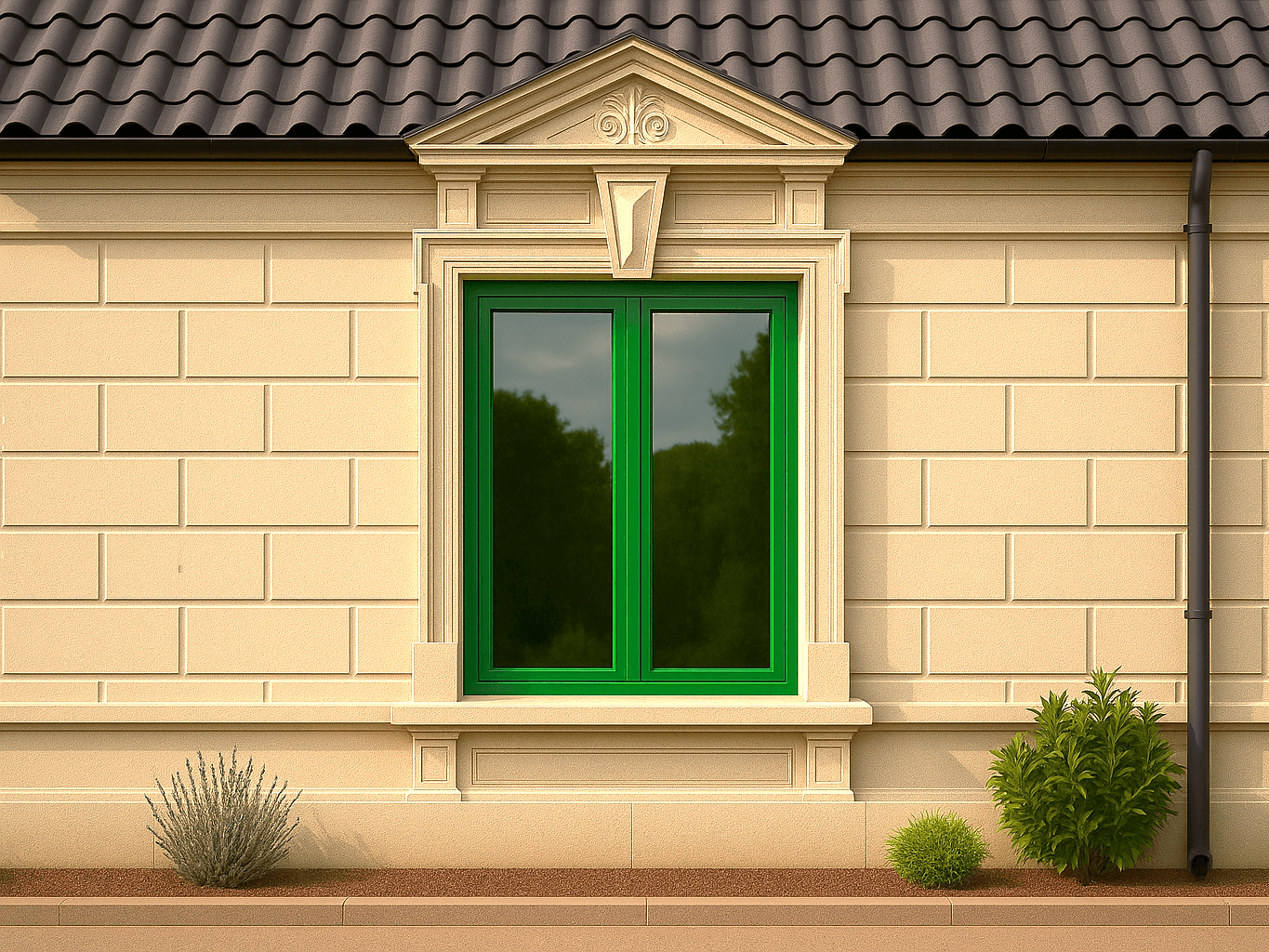 Fenetre verte couverture