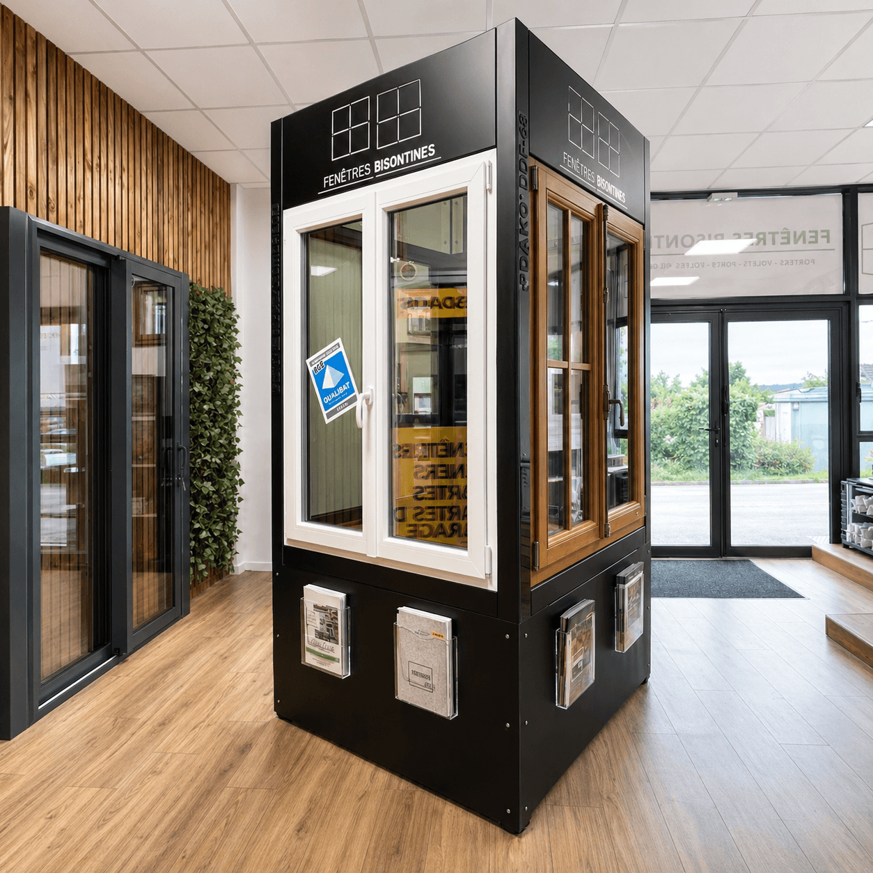 Showroom Fenêtres Bisontines à Miserey-Salines, près de Besançon